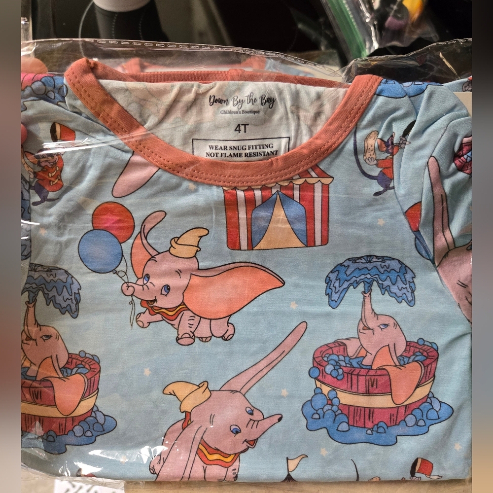 NWT Dumbo Bamboo Pjs